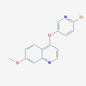 4-((6-Bromopyridin-3-yl)oxy)-7-methoxyquinoline