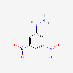 molecular formula C6H6N4O4 B3183914 Hydrazine, (3,5-dinitrophenyl)- CAS No. 105002-68-4