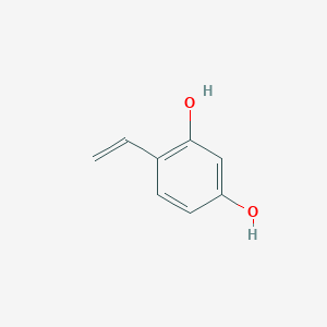 molecular formula C8H8O2 B3183984 4-Ethenylbenzene-1,3-diol CAS No. 106209-27-2