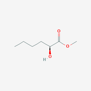 molecular formula C7H14O3 B3183992 Hexanoic acid, 2-hydroxy-, methyl ester, (S)- CAS No. 106225-85-8