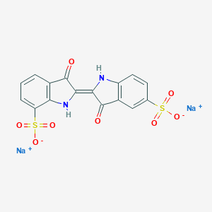molecular formula C16H8N2Na2O8S2 B031840 Disodium 2-(1,3-dihydro-3-oxo-7-sulphonato-2H-indol-2-ylidene)-3-oxoindoline-5-sulphonate CAS No. 27414-68-2