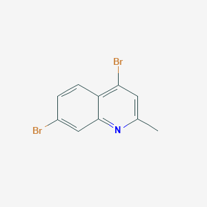 molecular formula C10H7Br2N B3184119 4,7-Dibromo-2-methylquinoline CAS No. 1070879-54-7