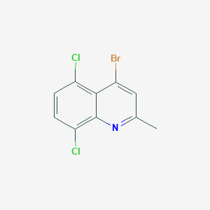 molecular formula C10H6BrCl2N B3184143 4-Bromo-5,8-dichloro-2-methylquinoline CAS No. 1070879-63-8