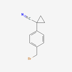 1-(4-(Bromomethyl)phenyl)cyclopropanecarbonitrile