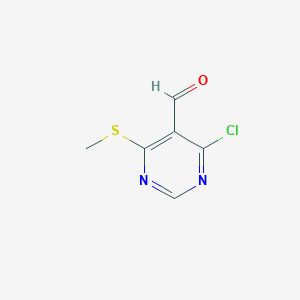 4-Chloro-6-methylsulfanylpyrimidine-5-carbaldehyde