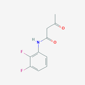 molecular formula C10H9F2NO2 B3184386 N-(2,3-difluorophenyl)-3-oxobutanamide CAS No. 1125702-46-6