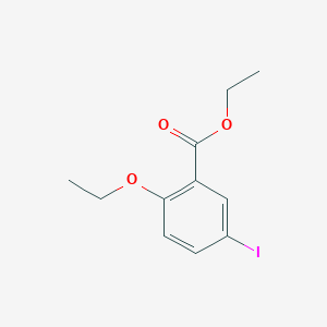 molecular formula C11H13IO3 B3184443 Ethyl 2-ethoxy-5-iodobenzoate CAS No. 1131587-17-1