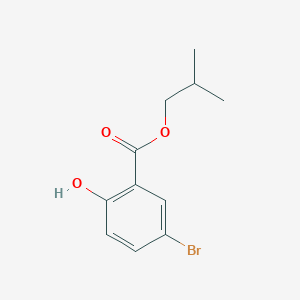 molecular formula C11H13BrO3 B3184579 Isobutyl 5-bromo-2-hydroxybenzoate CAS No. 1131587-59-1