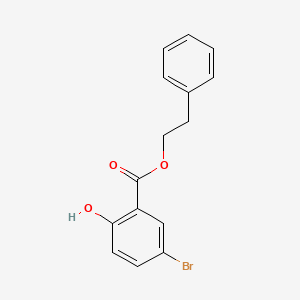 molecular formula C15H13BrO3 B3184584 Phenethyl 5-bromo-2-hydroxybenzoate CAS No. 1131587-60-4