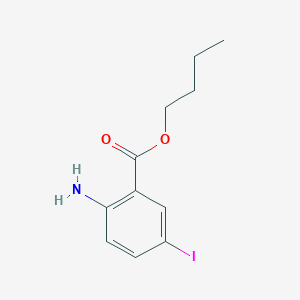 molecular formula C11H14INO2 B3184854 Butyl 2-amino-5-iodobenzoate CAS No. 1131605-38-3