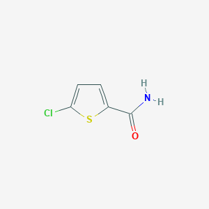 molecular formula C5H4ClNOS B031849 5-Chlorothiophene-2-carboxamide CAS No. 22353-82-8