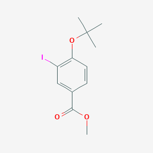 molecular formula C12H15IO3 B3185009 Methyl 4-tert-butoxy-3-iodobenzoate CAS No. 1131614-45-3