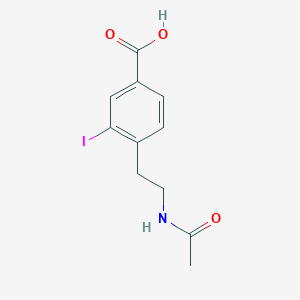 4-(2-Acetamidoethyl)-3-iodobenzoic acid