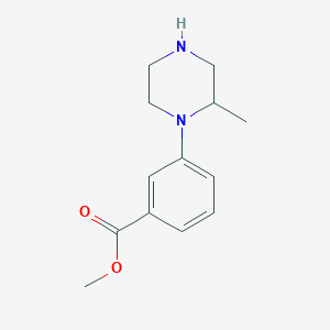 Methyl 3-(2-methylpiperazin-1-yl)benzoate