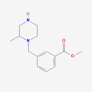 Methyl 3-((2-methylpiperazin-1-yl)methyl)benzoate