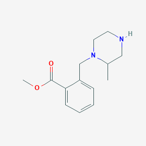 Methyl 2-((2-methylpiperazin-1-yl)methyl)benzoate
