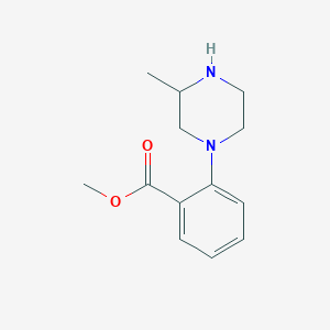 Methyl 2-(3-methylpiperazin-1-yl)benzoate