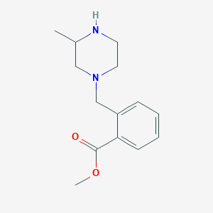 Methyl 2-[(3-methylpiperazin-1-yl)methyl]benzoate
