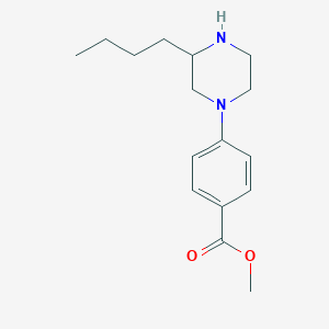 Methyl 4-(3-butylpiperazin-1-yl)benzoate