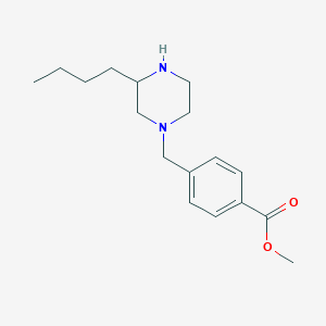 Methyl 4-((3-butylpiperazin-1-yl)methyl)benzoate