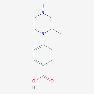 1-(4-Carboxyphenyl)-2-methyl piperazine
