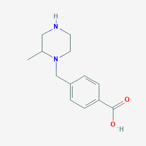 1-(4-Carboxyphenyl methyl)-2-methyl piperazine