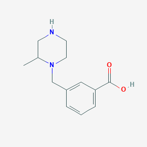 1-(3-Carboxyphenyl methyl)-2-methyl piperazine