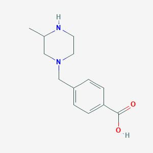 1-(4-Carboxyphenyl methyl)-3-methyl piperazine