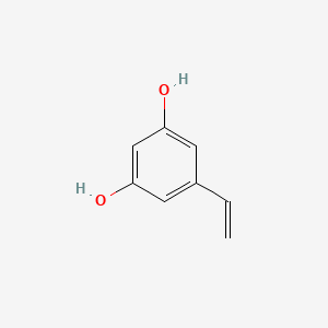 molecular formula C8H8O2 B3185403 1,3-Benzenediol, 5-ethenyl- CAS No. 113231-14-4