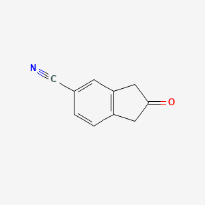 B3185664 2-Oxo-2,3-dihydro-1h-indene-5-carbonitrile CAS No. 1187983-93-2
