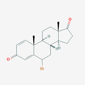 (8R,9S,10R,13S,14S)-6-bromo-10,13-dimethyl-7,8,9,11,12,14,15,16-octahydro-6H-cyclopenta[a]phenanthrene-3,17-dione
