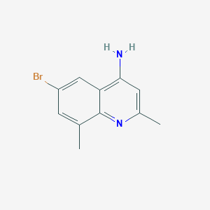 6-Bromo-2,8-dimethylquinolin-4-amine