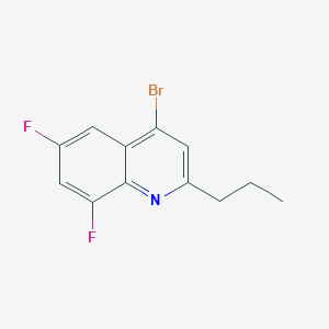 4-Bromo-6,8-difluoro-2-propylquinoline