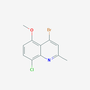 4-Bromo-8-chloro-5-methoxy-2-methylquinoline