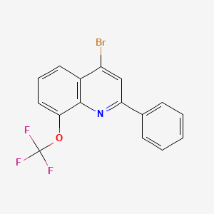 4-Bromo-2-phenyl-8-trifluoromethoxyquinoline