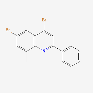 4,6-Dibromo-8-methyl-2-phenylquinoline