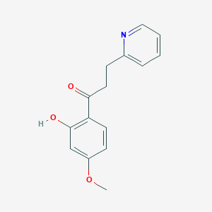1-(2-Hydroxy-4-methoxyphenyl)-3-(pyridin-2-yl)propan-1-one