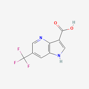 6-(Trifluoromethyl)-1H-pyrrolo[3,2-b]pyridine-3-carboxylic acid