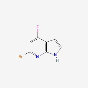 6-bromo-4-fluoro-1H-pyrrolo[2,3-b]pyridine
