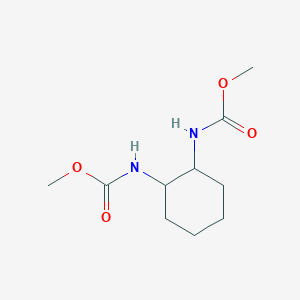 molecular formula C10H18N2O4 B318604 Methyl 2-[(methoxycarbonyl)amino]cyclohexylcarbamate 