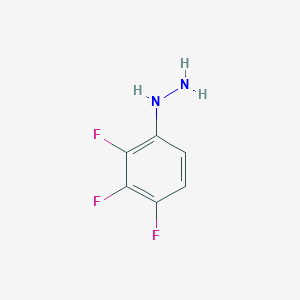 molecular formula C6H5F3N2 B3186051 (2,3,4-Trifluorophenyl)hydrazine CAS No. 119452-62-9