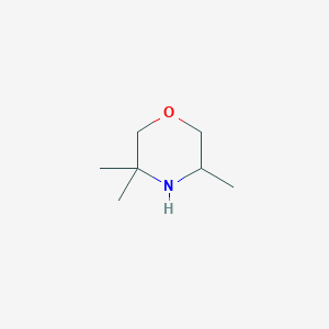 B3186052 3,3,5-Trimethylmorpholine CAS No. 1195593-67-9