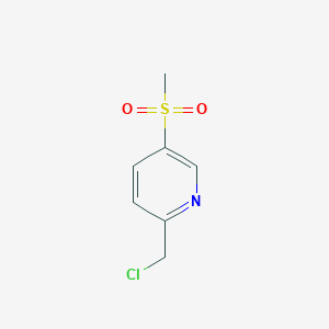 2-(Chloromethyl)-5-(methylsulfonyl)pyridine
