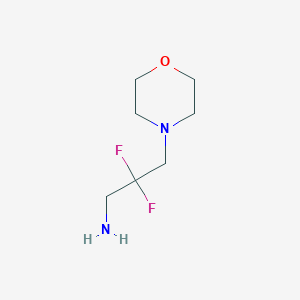 2,2-Difluoro-3-morpholinopropan-1-amine