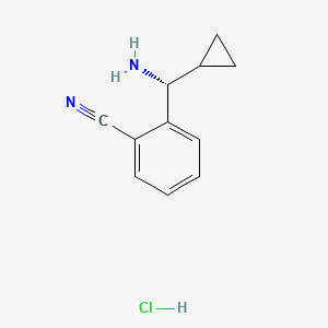 (R)-2-(Amino(cyclopropyl)methyl)benzonitrile hydrochloride