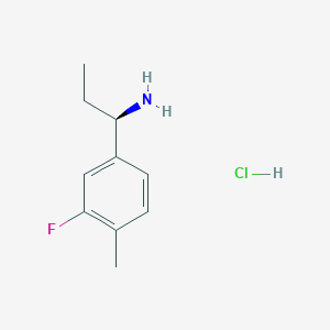 (1R)-1-(3-Fluoro-4-methylphenyl)propylamine