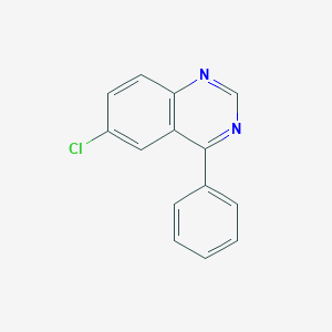 molecular formula C14H9ClN2 B031862 6-Chloro-4-phenylquinazoline CAS No. 4015-28-5