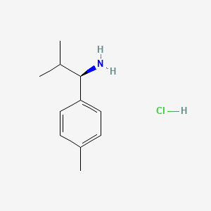 (R)-2-Methyl-1-(p-tolyl)propan-1-amine hydrochloride