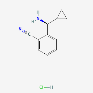 (S)-2-(Amino(cyclopropyl)methyl)benzonitrile hydrochloride