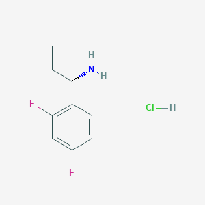 (S)-1-(2,4-Difluorophenyl)propan-1-amine hydrochloride